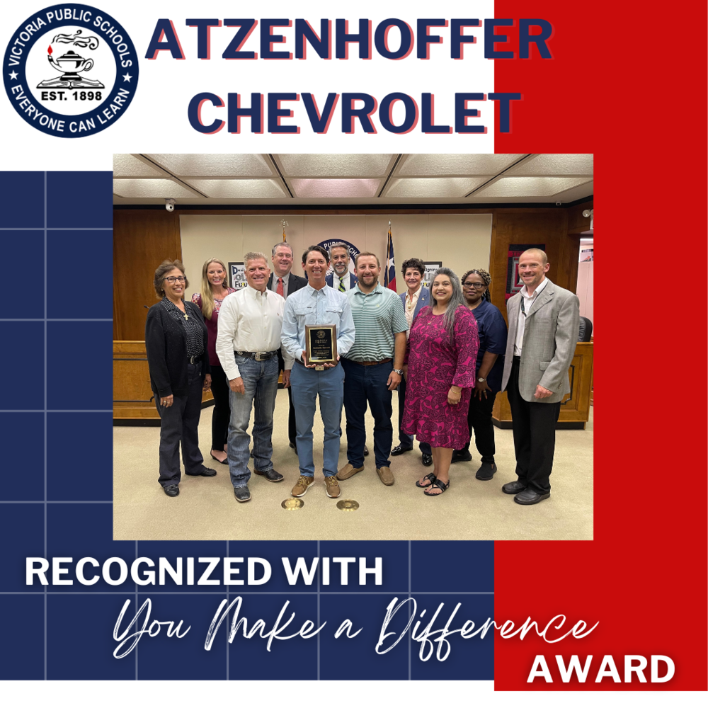 Atzenhoffer you make a difference award