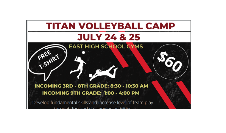 Titan Volleyball Camp 07/24-25/23