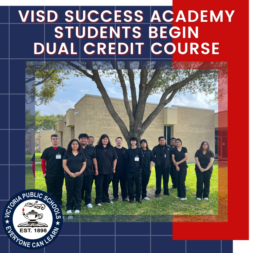 VISD Success Academy Students Begin Dual Credit Course
