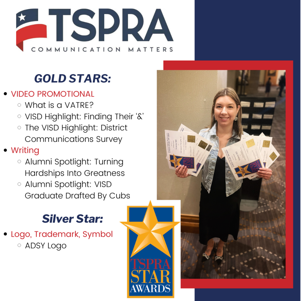 VISD Communications Bring Home Star Awards for Second Year