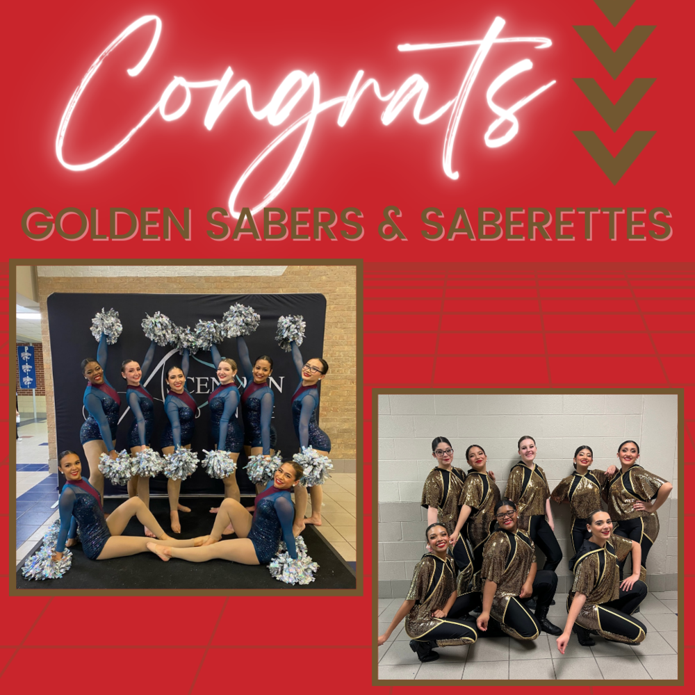 Golden Sabers & Saberettes Bring Home Awards