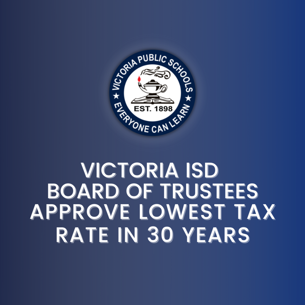 VISD Board of Trustees approve lowest tax rate in 30 years
