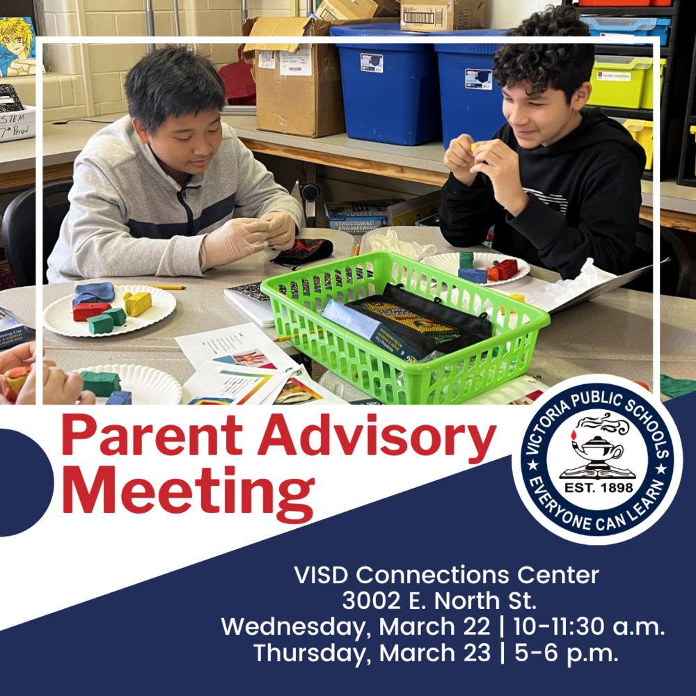 VISD to Host Annual Parent Advisory DeLeon Elementary School