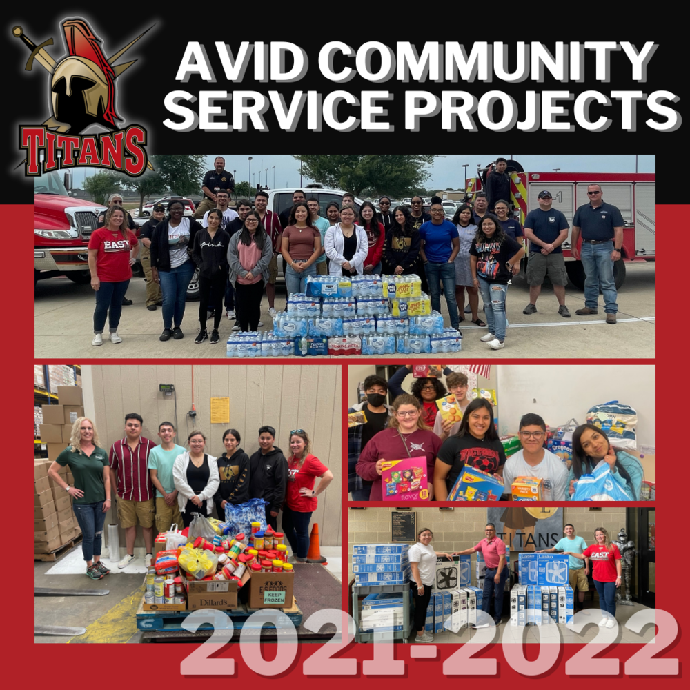 AVID service projects