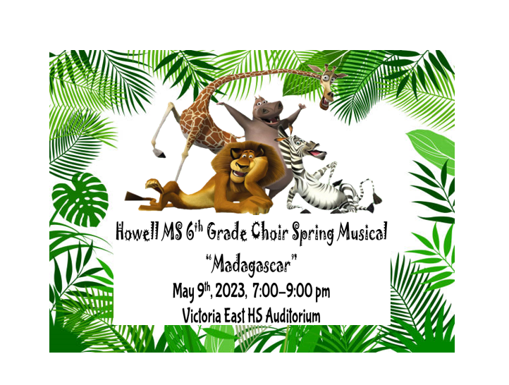 Howell MS 6th Gr Choir Spring Musical, 05/09/23