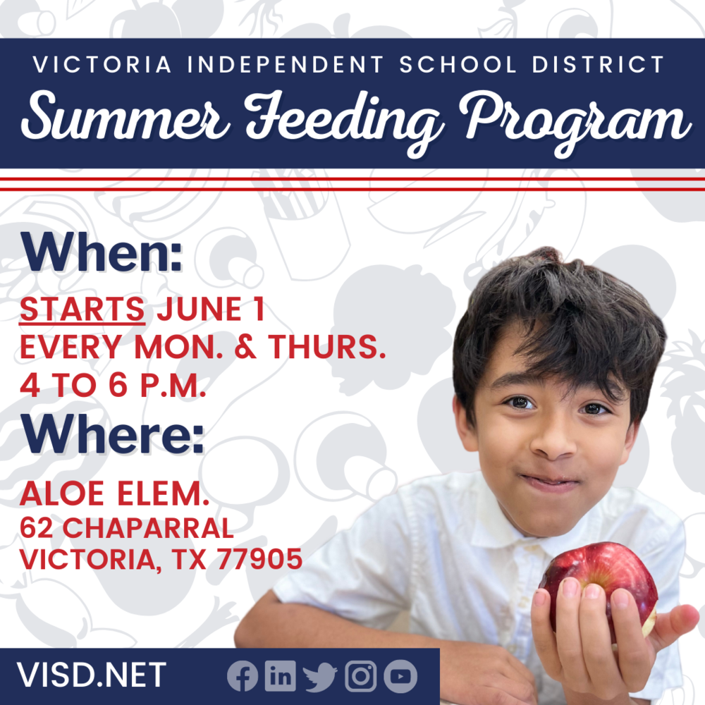 VISD to Participate in the Rural Summer Feeding Program
