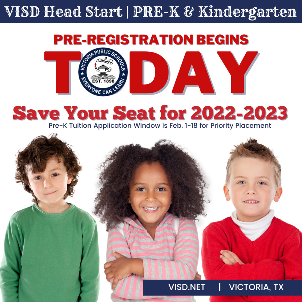 VISD PreRegistration for 202223 opens today, Feb. 1 Mission Valley
