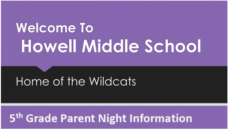 5th Grade Parent Night Information for 2022-23 Link