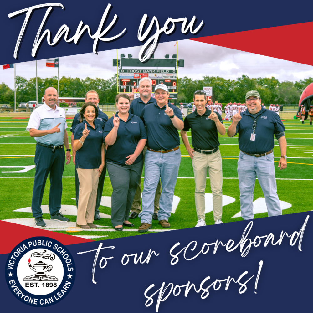 scoreboard visd frost bank football field