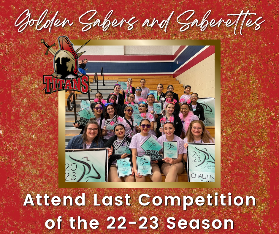 Golden Saber dance teams end 22-23 season